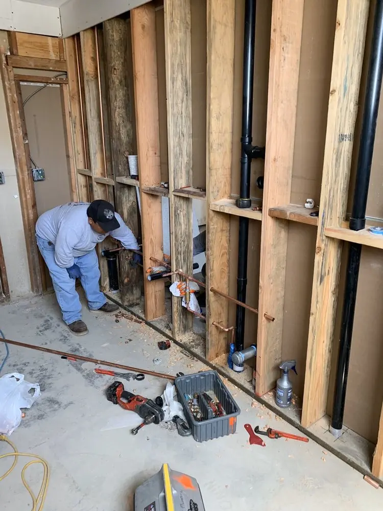 Commercial rough-in plumbing for Trenchless Sewer Repair in Spring Hill
